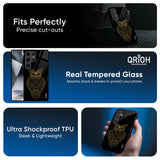 Golden Owl Glass Case for Samsung Galaxy A56 5G