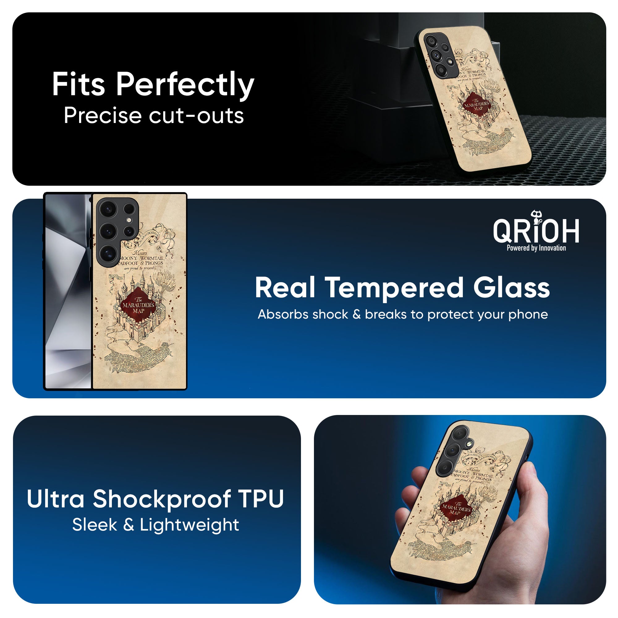 Magical Map Glass Case for Samsung Galaxy A56 5G
