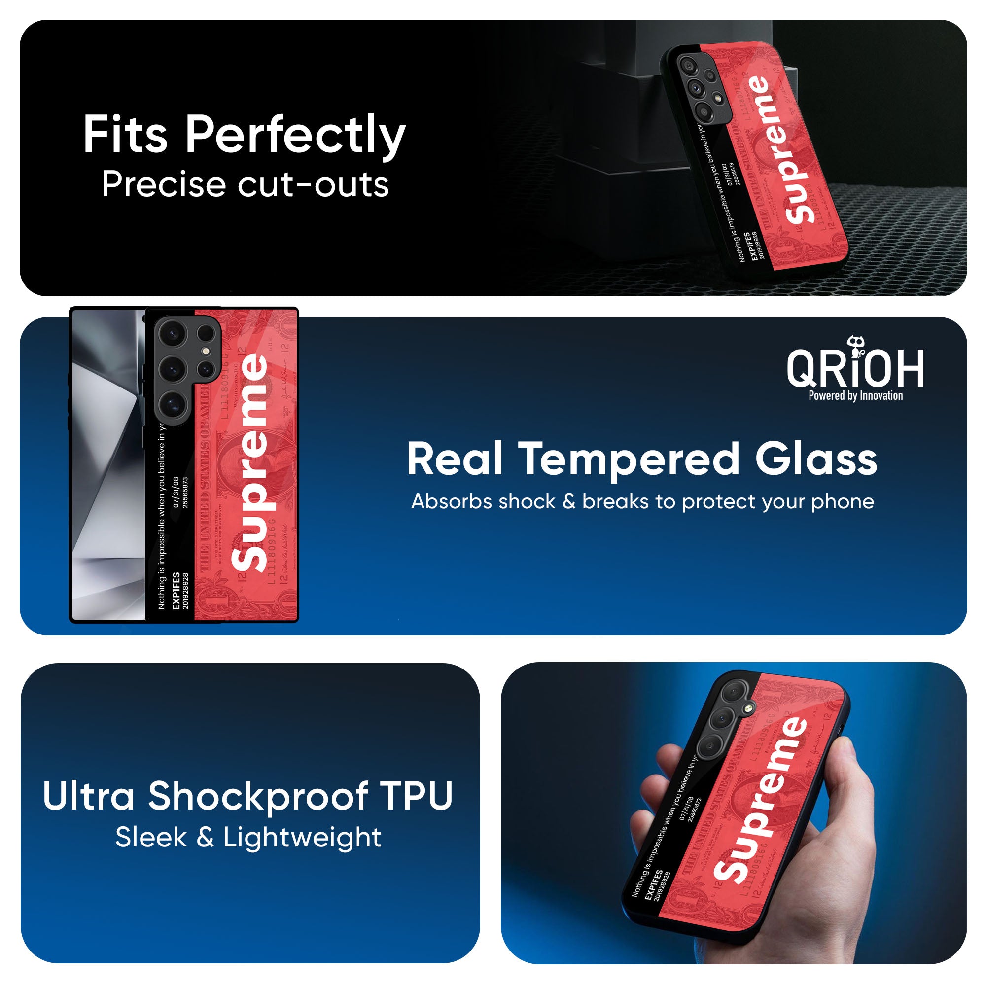 Supreme Ticket Glass Case for Samsung Galaxy A36 5G