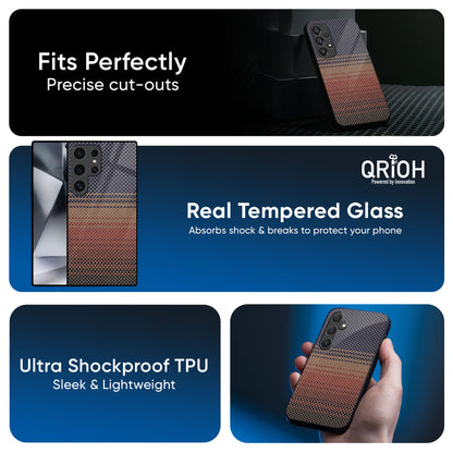 Fiber Artistry Glass Case for Samsung Galaxy F41