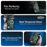 Green Camo Circuit Glass Case for Samsung Galaxy A34 5G
