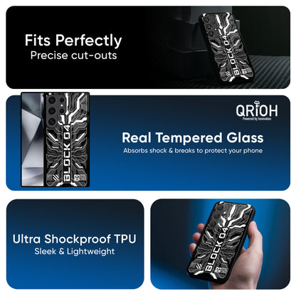 Monochrome Magic Glass Case for Samsung Galaxy A72