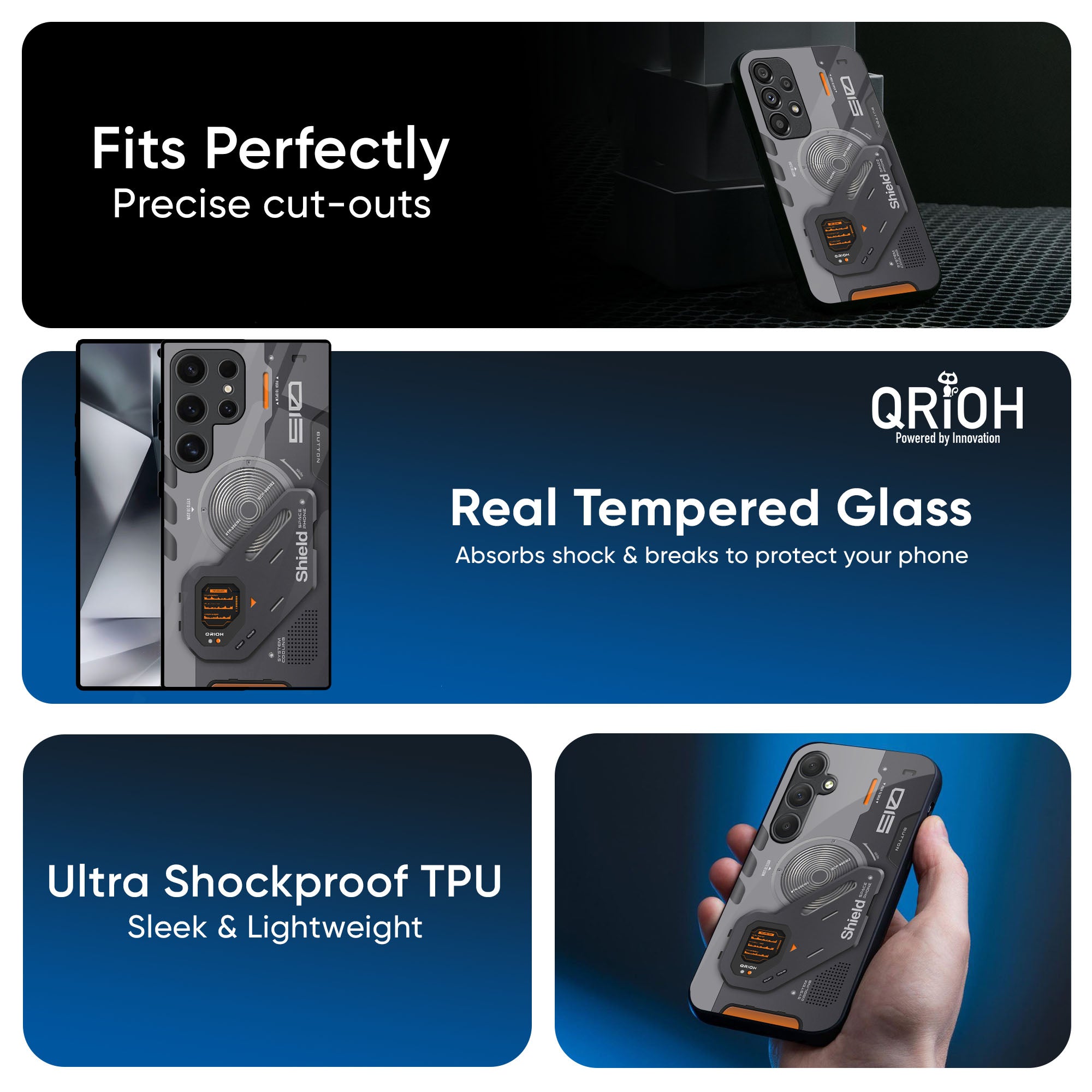 Tech Lifestyle Glass Case for Samsung Galaxy F41