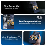 Adventurous Bear Glass Case for Samsung Galaxy A55 5G