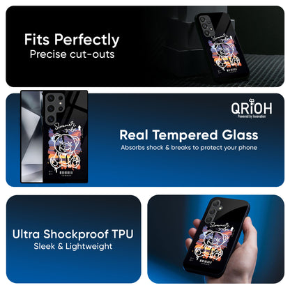 Summer Vibe Glass Case for Samsung Galaxy F41