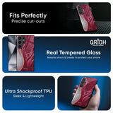 Crimson Ruby Glass Case for Samsung Galaxy S25 5G