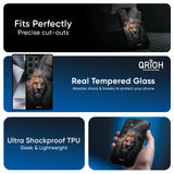 Devil Lion Glass Case for Samsung Galaxy A56 5G