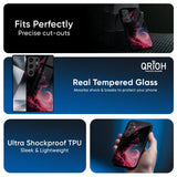 Moon Wolf Glass Case for Samsung Galaxy A56 5G