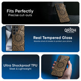Luxury Mandala Glass Case for Samsung Galaxy S25 5G