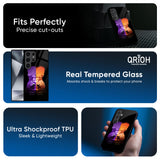 Minimalist Anime Glass Case for Samsung Galaxy S25 5G