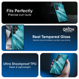 Ocean Marble Glass Case for Samsung Galaxy S25 5G