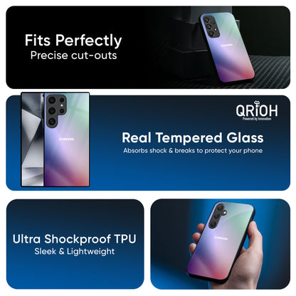 Abstract Holographic Glass Case for Samsung Galaxy A36 5G