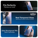 Blue Mauve Gradient Glass Case for Samsung Galaxy S25 Ultra 5G