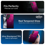 Purple Ombre Pattern Glass Case for Samsung Galaxy A56 5G