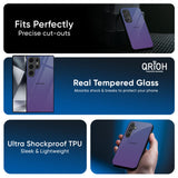 Indigo Pastel Glass Case For Samsung Galaxy A56 5G