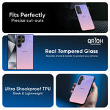 Lavender Gradient Glass Case for Samsung Galaxy S25 Ultra 5G