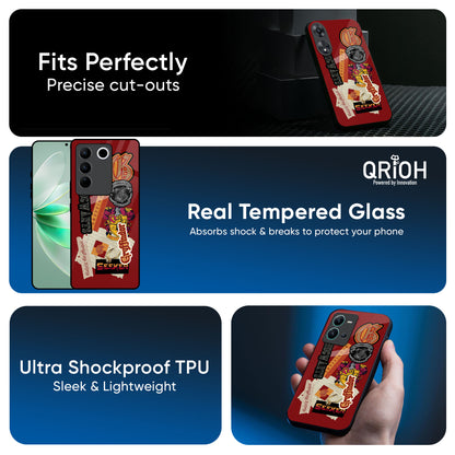 Gryffindor Glass Case for IQOO Z9s Pro 5G
