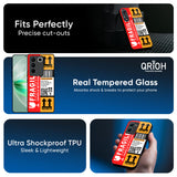 Handle With Care Glass Case for IQOO Z9s Pro 5G