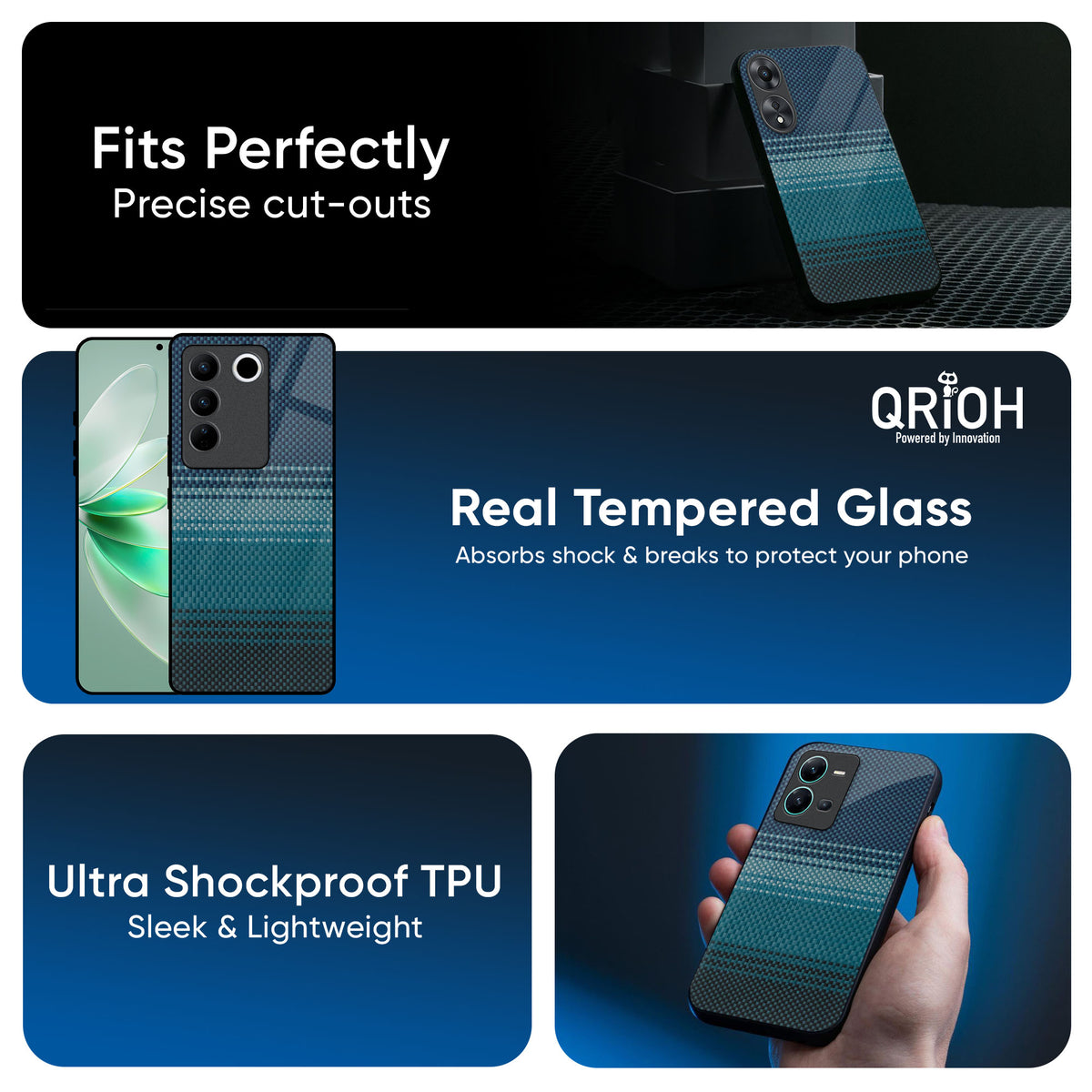 Modern Rug Glass Case for Vivo V17