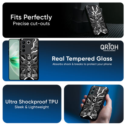 Monochrome Magic Glass Case for Vivo X50 Pro