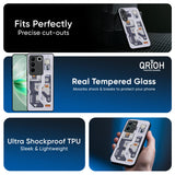 Tech Savvy Glass Case for Vivo V23e 5G