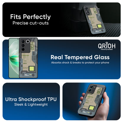 Art Station Glass Case for Vivo X50 Pro