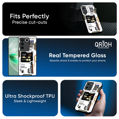 Tech Display Glass Case for Vivo X50 Pro