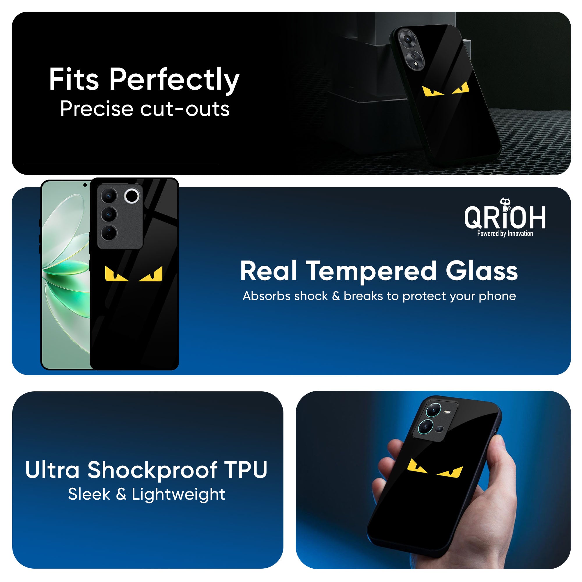 Eyes On You Glass Case For Vivo Y300 5G