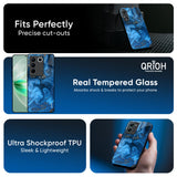 Gold Sprinkle Glass Case for Vivo X200 5G