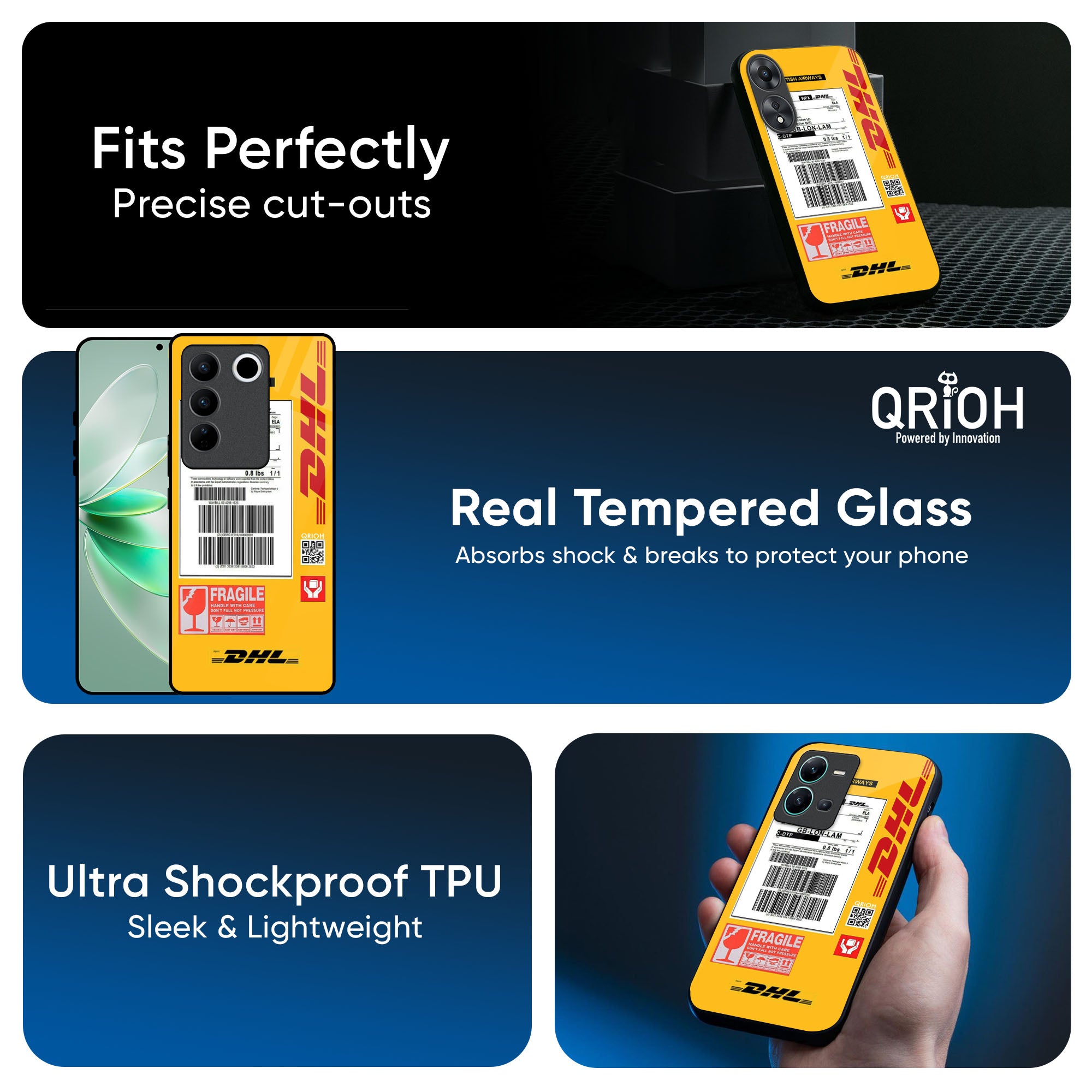 Express Worldwide Glass Case For IQOO Z9s Pro 5G