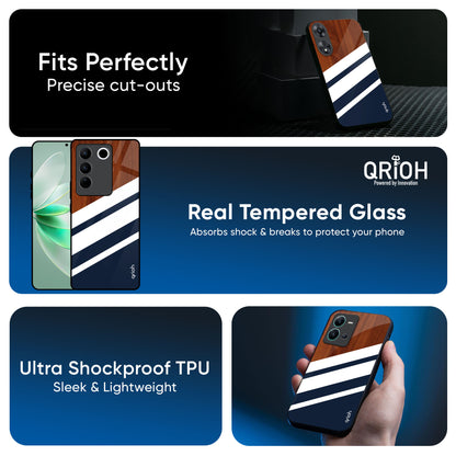 Bold Stripes Glass Case for IQOO 13 5G