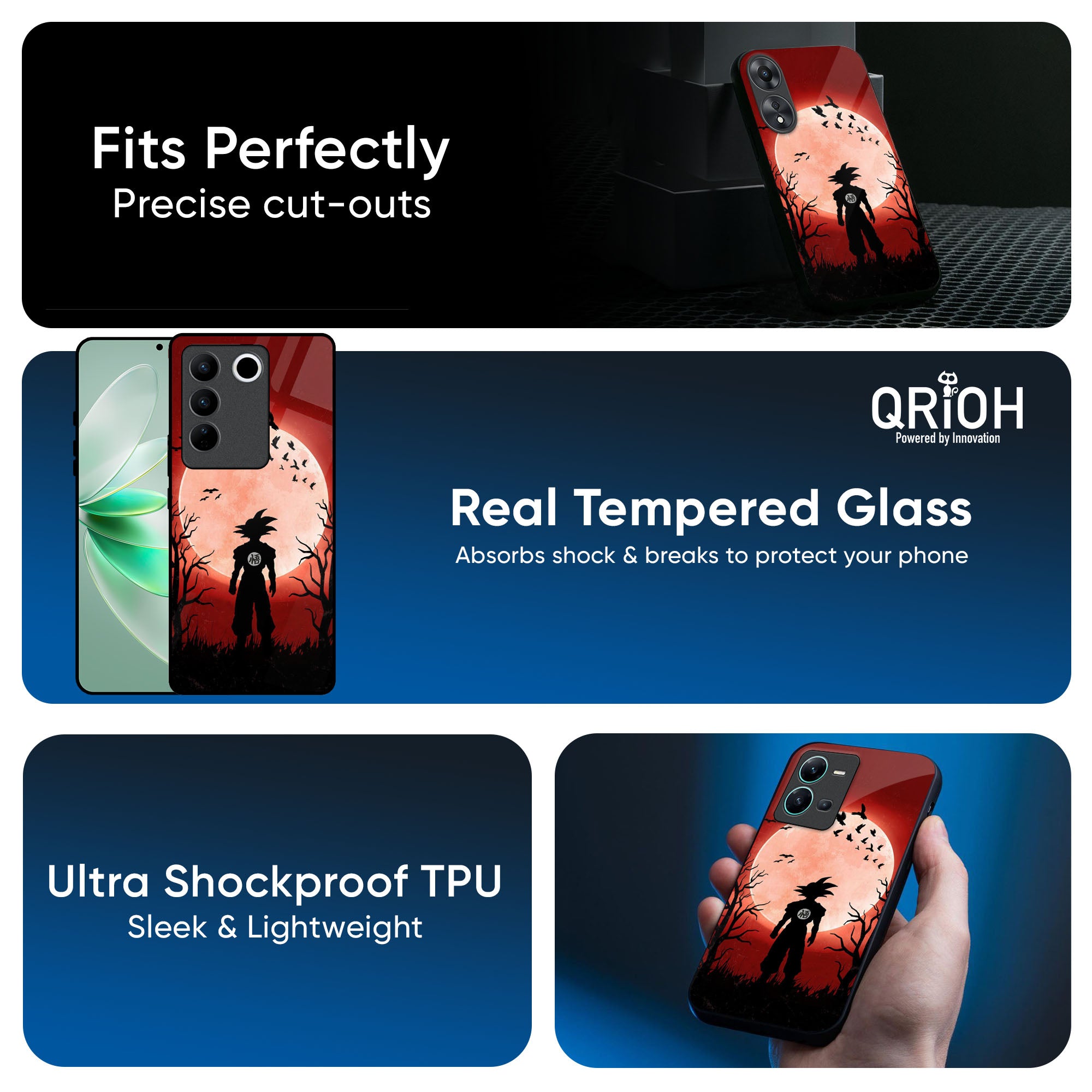 Winter Forest Glass Case for IQOO Z9s Pro 5G