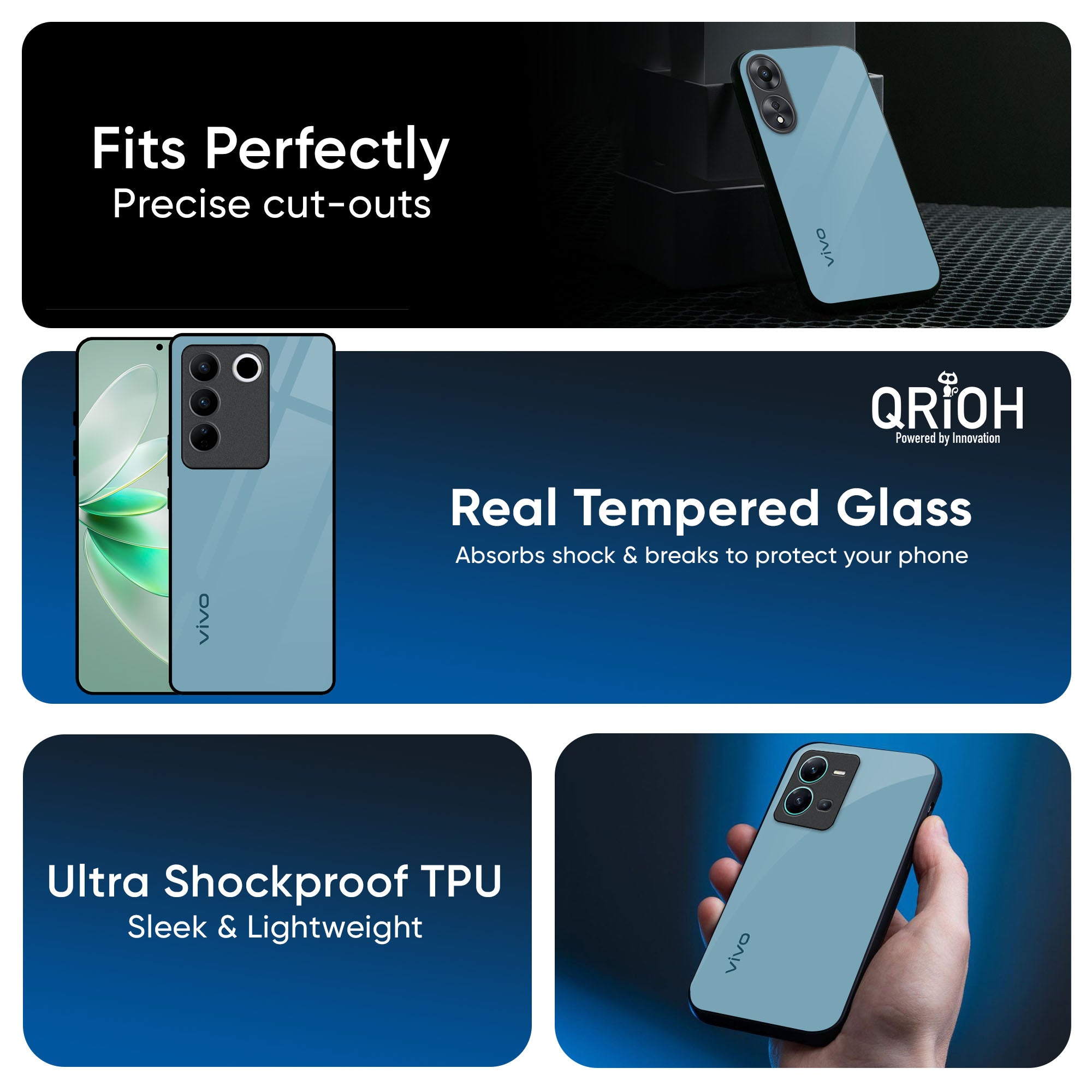 Sapphire Glass Case for IQOO Z9s Pro 5G