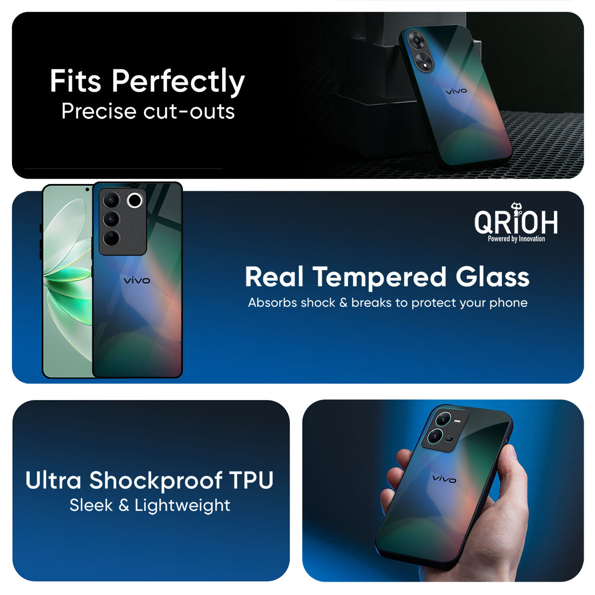 Forecasting Ocean Glass Case for IQOO Z9s Pro 5G