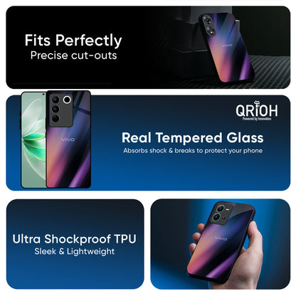 Color Fluid Glass Case for IQOO Z9s Pro 5G