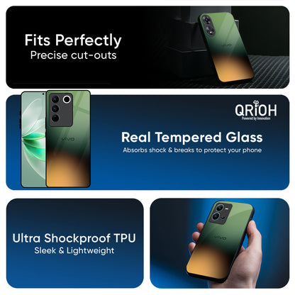 Blurry Forest Glass Case for IQOO Z9s Pro 5G