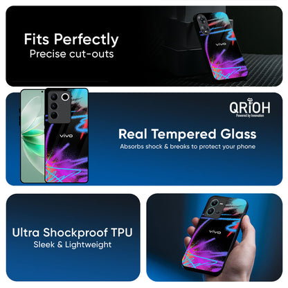 Brushy Color Glass Case for IQOO 13 5G