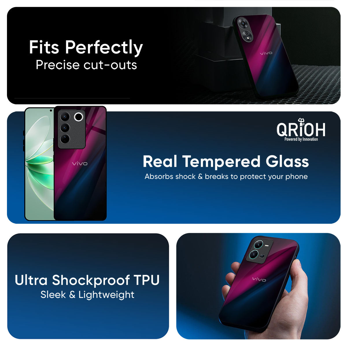 Speedy Motion Glass Case for Vivo Y300 5G
