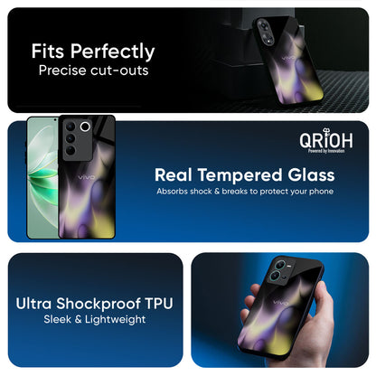 Flames Flow Glass Case for IQOO Z9s Pro 5G