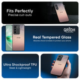 Golden Mauve Glass Case for Vivo X200 Pro 5G