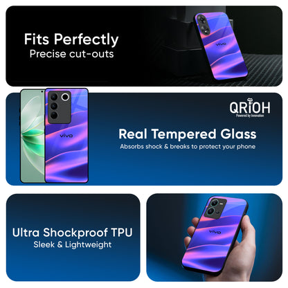 Colorful Dunes Glass Case for IQOO Z9s Pro 5G