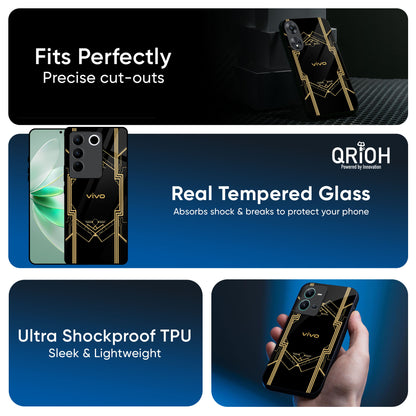 Sacred Logo Glass Case for IQOO Z9s Pro 5G