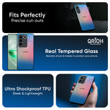Blue & Pink Ombre Glass case for Vivo X200 Pro 5G