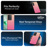 Pastel Pink Gradient Glass Case For Vivo X200 Pro 5G