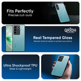 Arctic Blue Glass Case For Vivo X200 Pro 5G