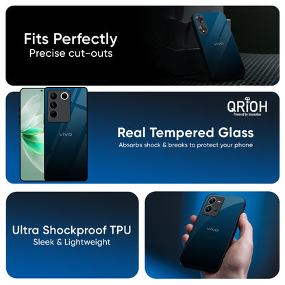 Sailor Blue Glass Case For IQOO Z9s Pro 5G