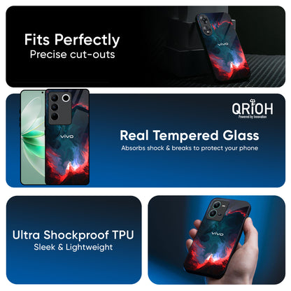 Brush Art Glass Case For IQOO 13 5G