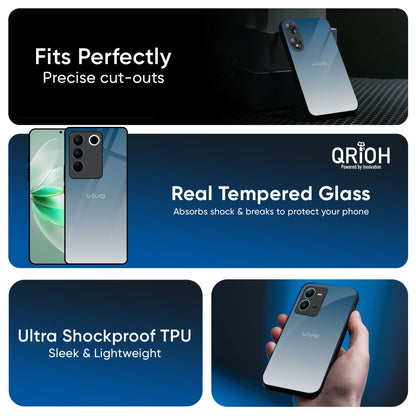 Deep Sea Space Glass Case for IQOO Z6 5G