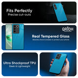 Blue Aqua Glass Case for IQOO 13 5G