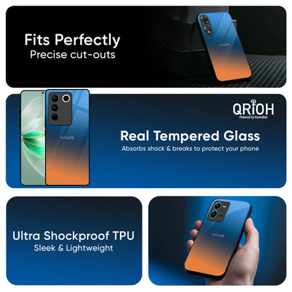 Sunset Of Ocean Glass Case for IQOO Z9s Pro 5G